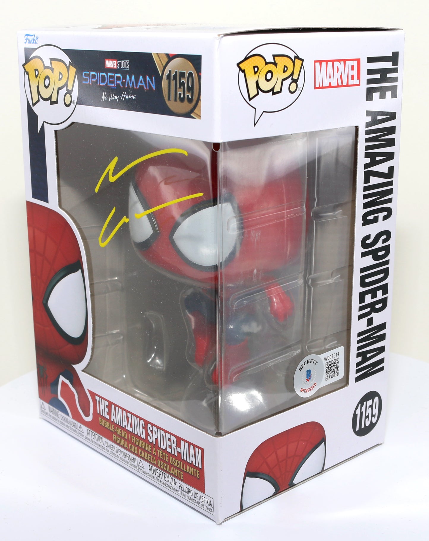 
                  
                    Andrew Garfield as The Amazing Spider-Man in Spider-Man: No Way Home (Beckett) Signed Funko POP! #1159
                  
                