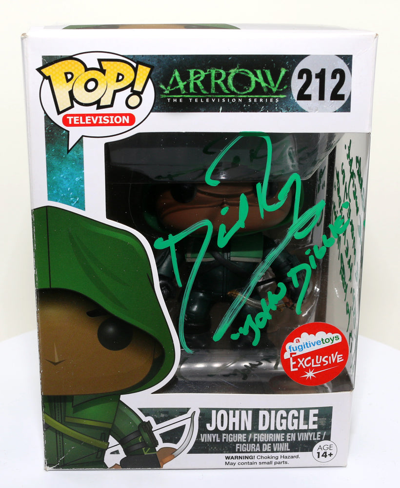 
                  
                    David Ramsey as John Diggle in Arrowverse Fugitive Toys Exclusive Signed Funko POP! #212 with Character Name and Quote
                  
                