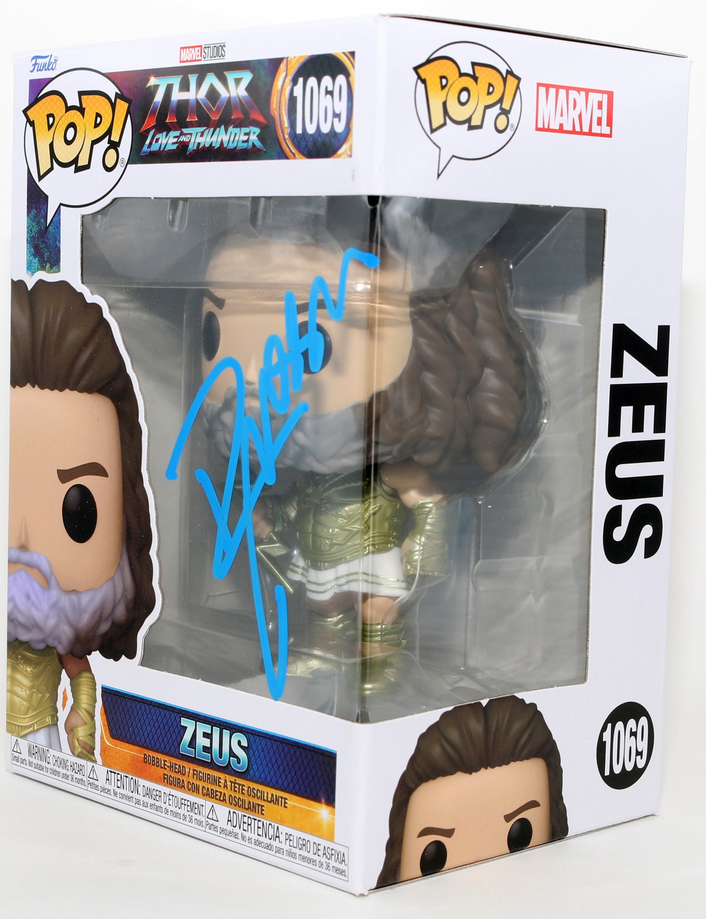 
                  
                    Russell Crowe as Zeus in Thor: Love & Thunder Signed Funko POP! #1069
                  
                