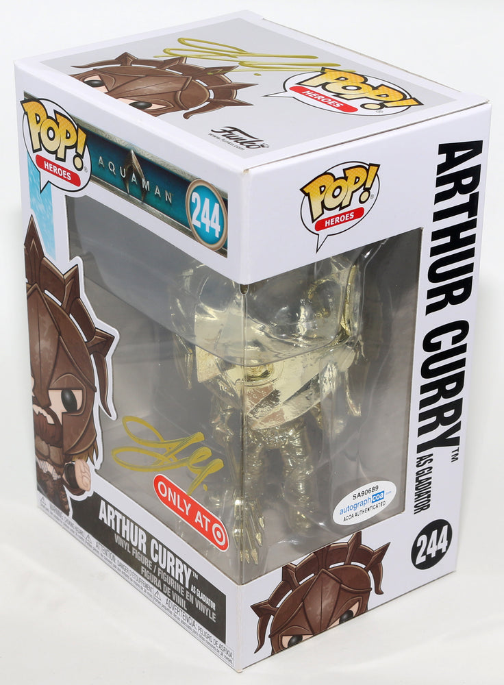 
                  
                    Jason Momoa as Arthur Curry in Aquaman Target Exclusive Signed Funko POP! #244 - Signed Twice
                  
                