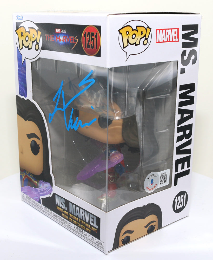 
                  
                    Iman Vellani as Ms. Marvel in The Marvels (Beckett) Signed Funko POP! #1251
                  
                