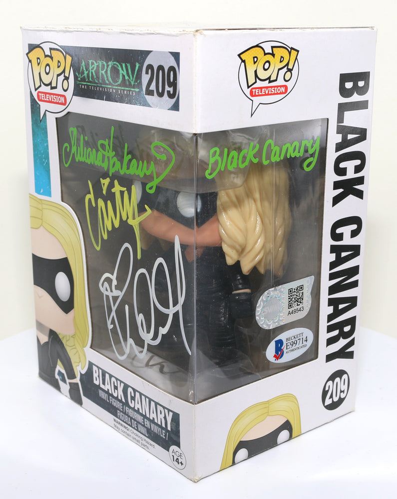 
                  
                    Black Canary in Arrowverse (SWAU/Beckett) Funko POP! #209 Signed by Katie Cassidy, Juliana Harkavy, and Caity Lotz with Character Name
                  
                