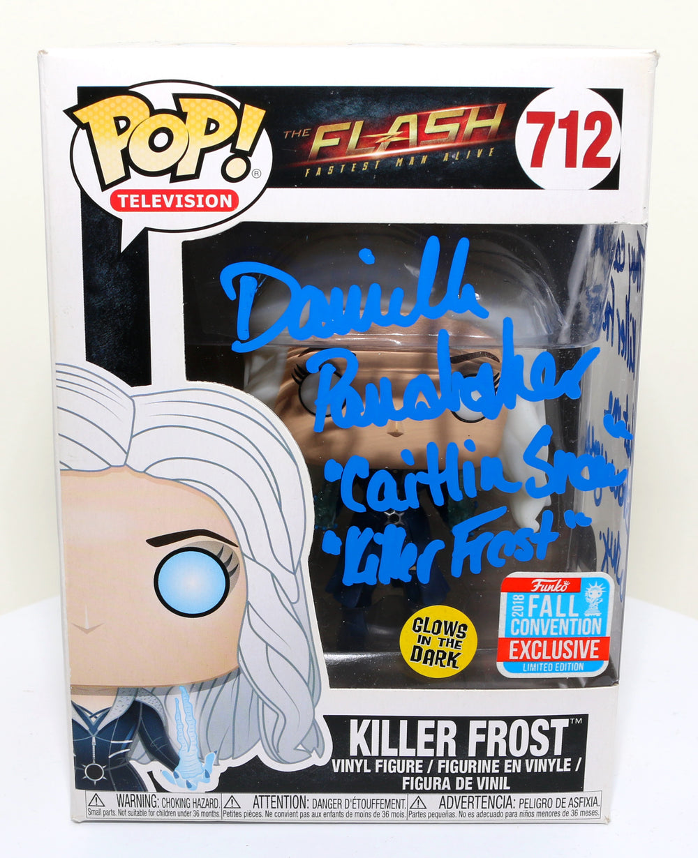 Danielle Panabaker as Killer Frost in CW's The Flash (Beckett) Signed Funko POP! #712 with Character Name and Quote