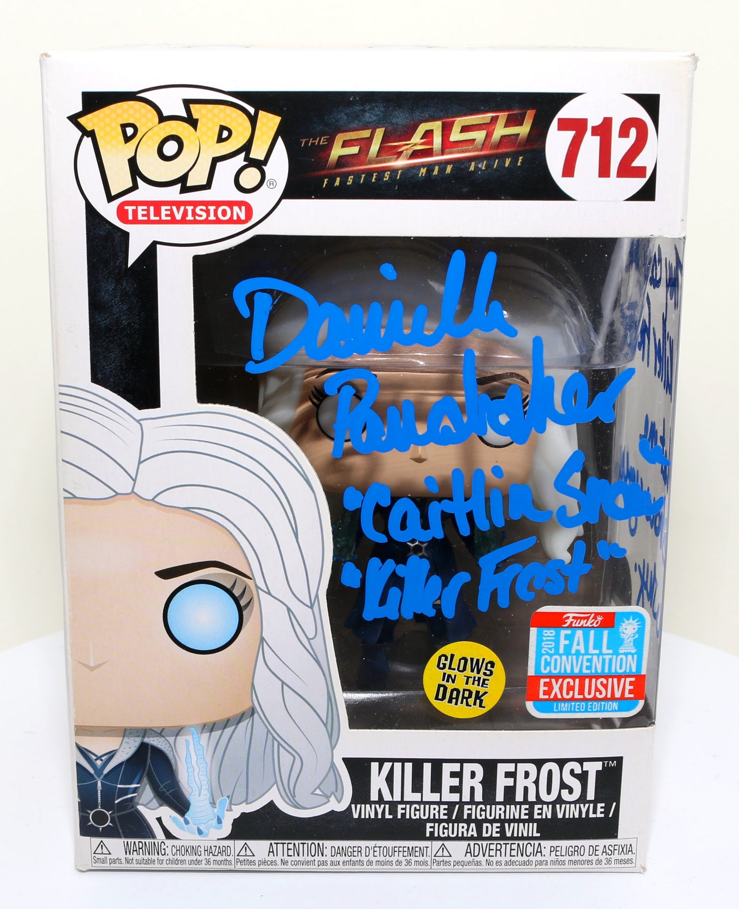 
                  
                    Danielle Panabaker as Killer Frost in CW's The Flash (Beckett) Signed Funko POP! #712 with Character Name and Quote
                  
                