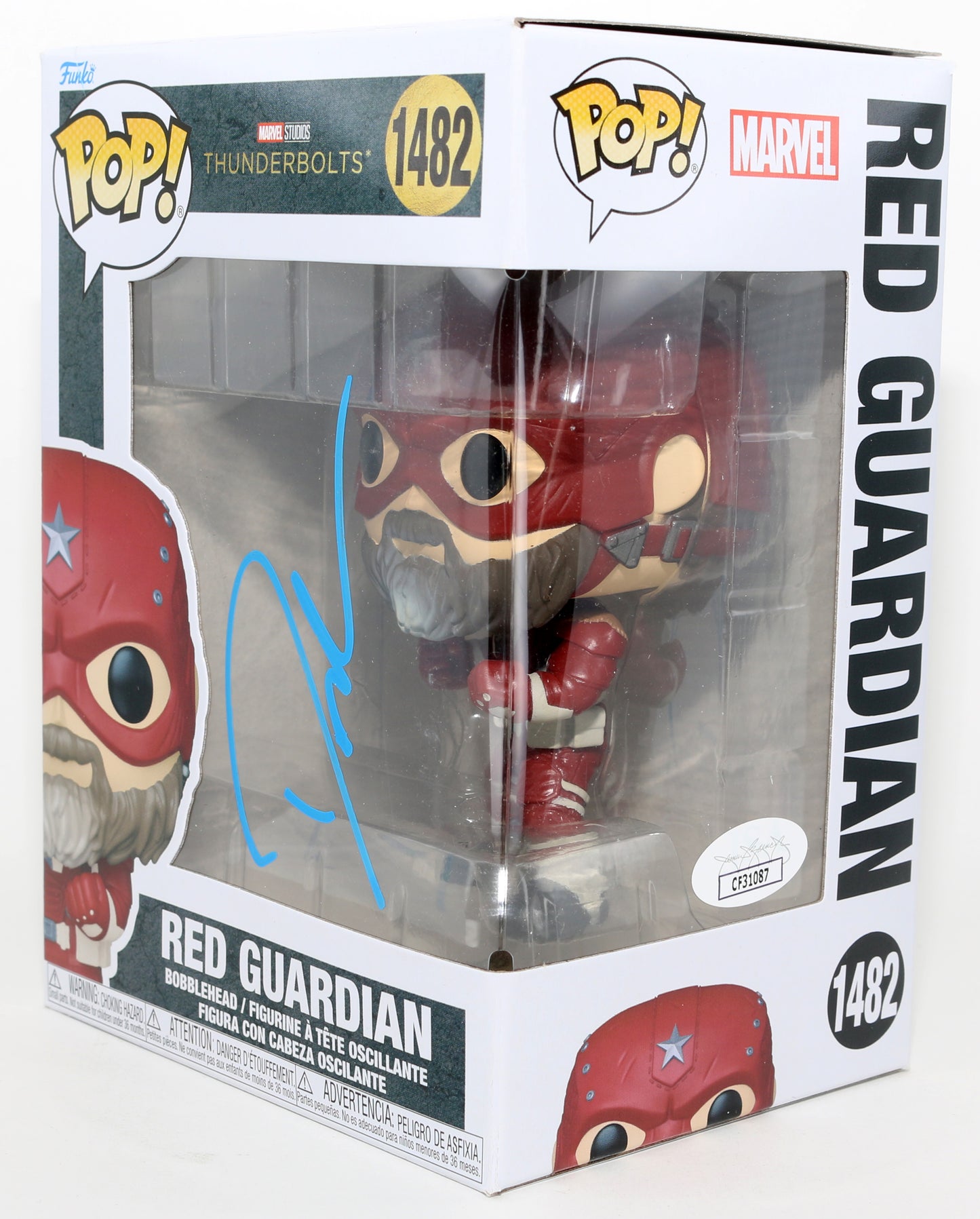 
                  
                    David Harbour as Alexei / Red Guardian in Thunderbolts* / The New Avengers (JSA) Signed Funko POP! #1482
                  
                