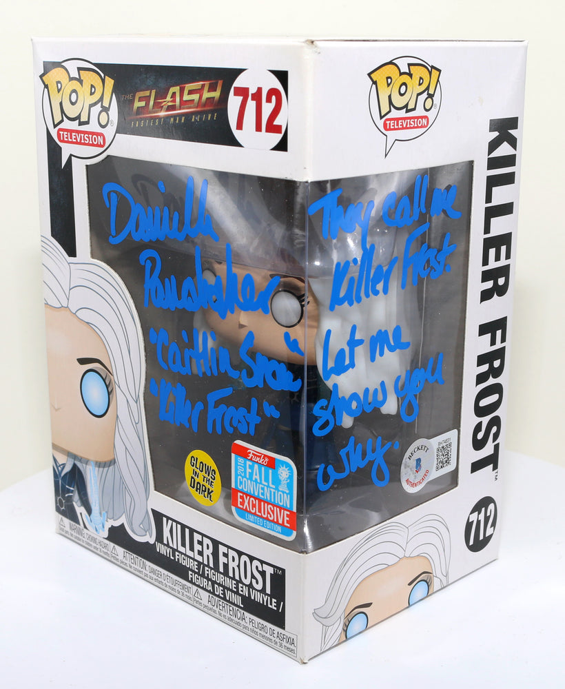 
                  
                    Danielle Panabaker as Killer Frost in CW's The Flash (Beckett) Signed Funko POP! #712 with Character Name and Quote
                  
                