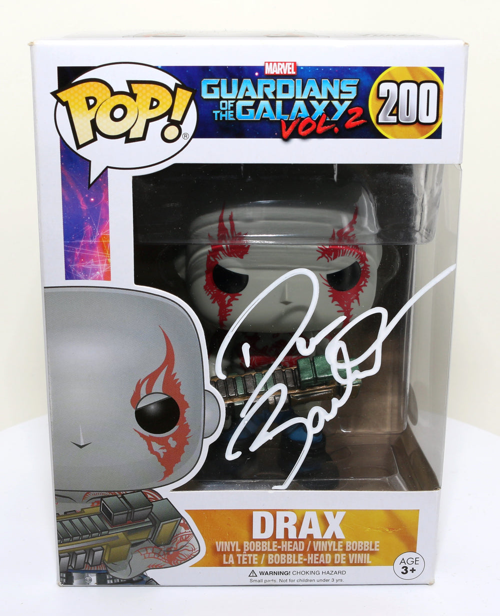 Dave Bautista as Drax in Guardians of the Galaxy Vol. 2 (JSA) Signed Funko POP! #200