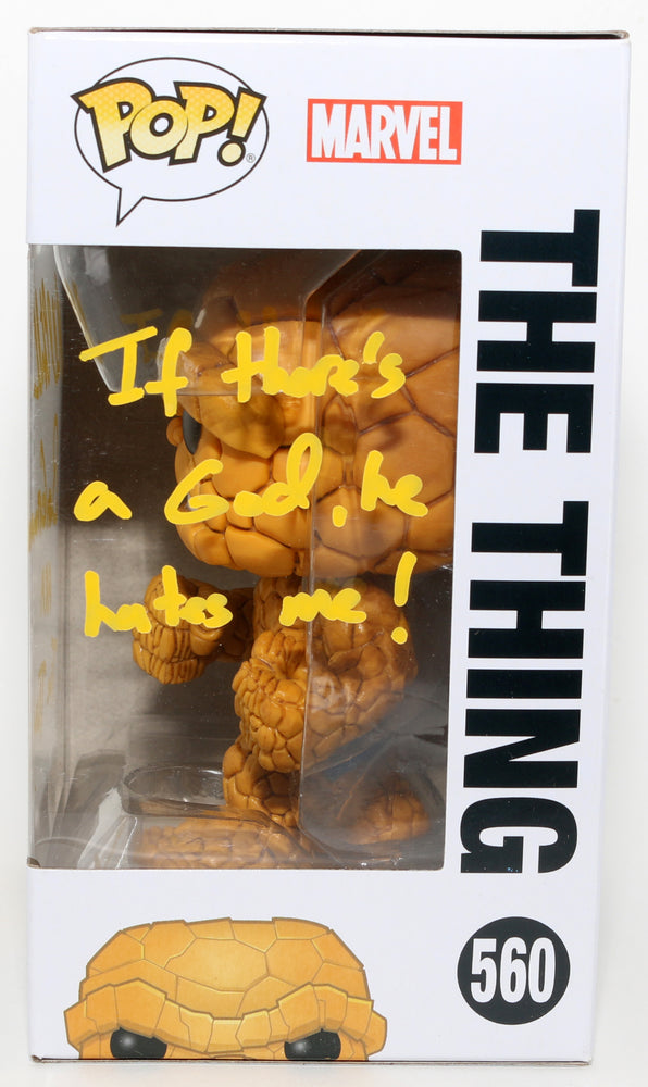 
                  
                    Michael Chiklis as The Thing in Fantastic Four Signed Funko POP! #560 with Character Name & Quote
                  
                