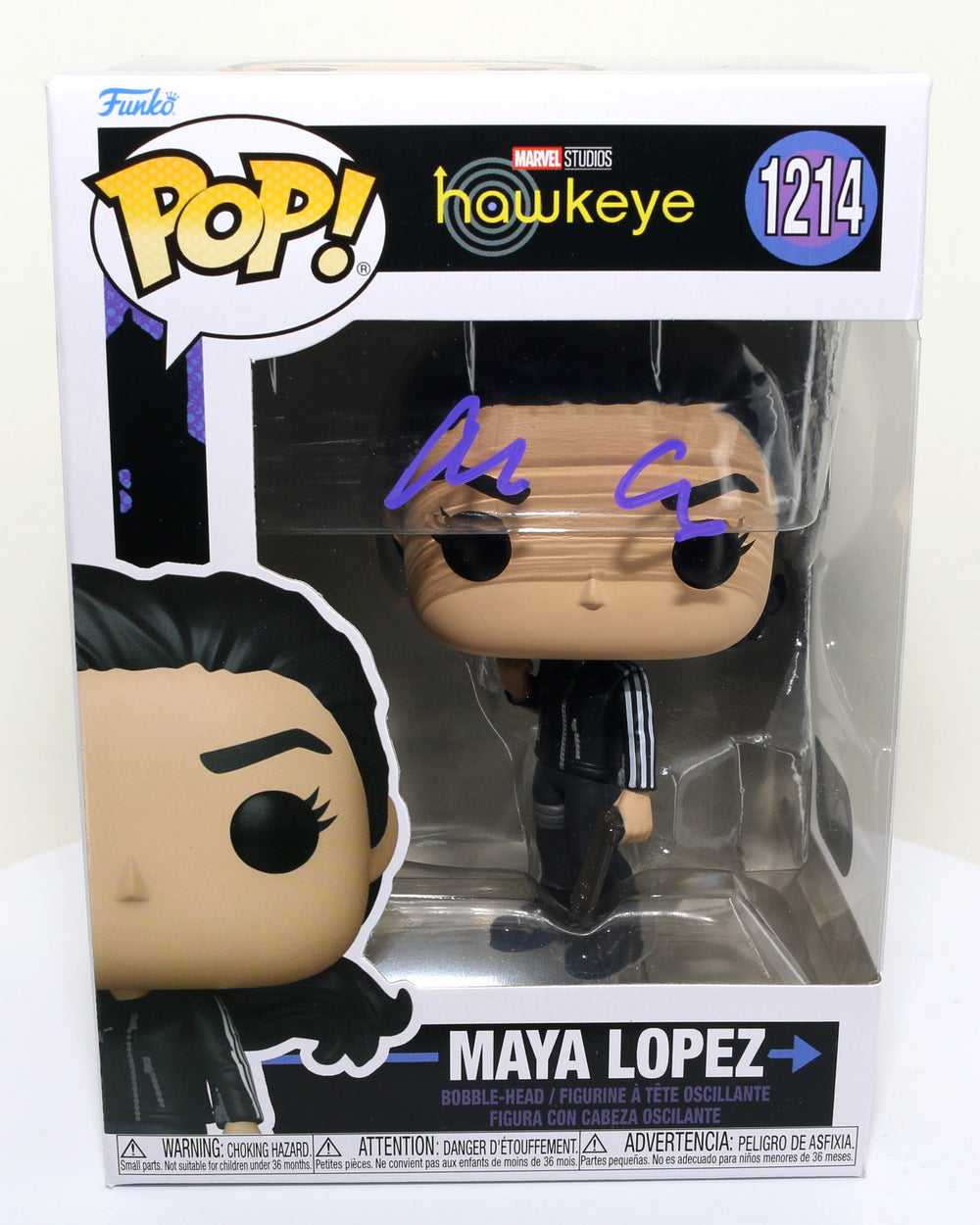 Alaqua Cox as Maya Lopez in Hawkeye (SWAU) Signed Funko POP! #1214