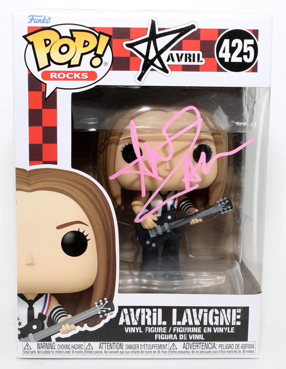 Avril Lavigne Singer & Songwriter Signed Funko POP! #425