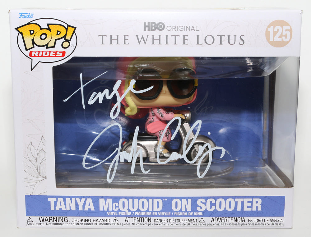 Jennifer Coolidge as Tanya McQuoid in The White Lotus Signed Oversized Funko POP! #125 with Character Name
