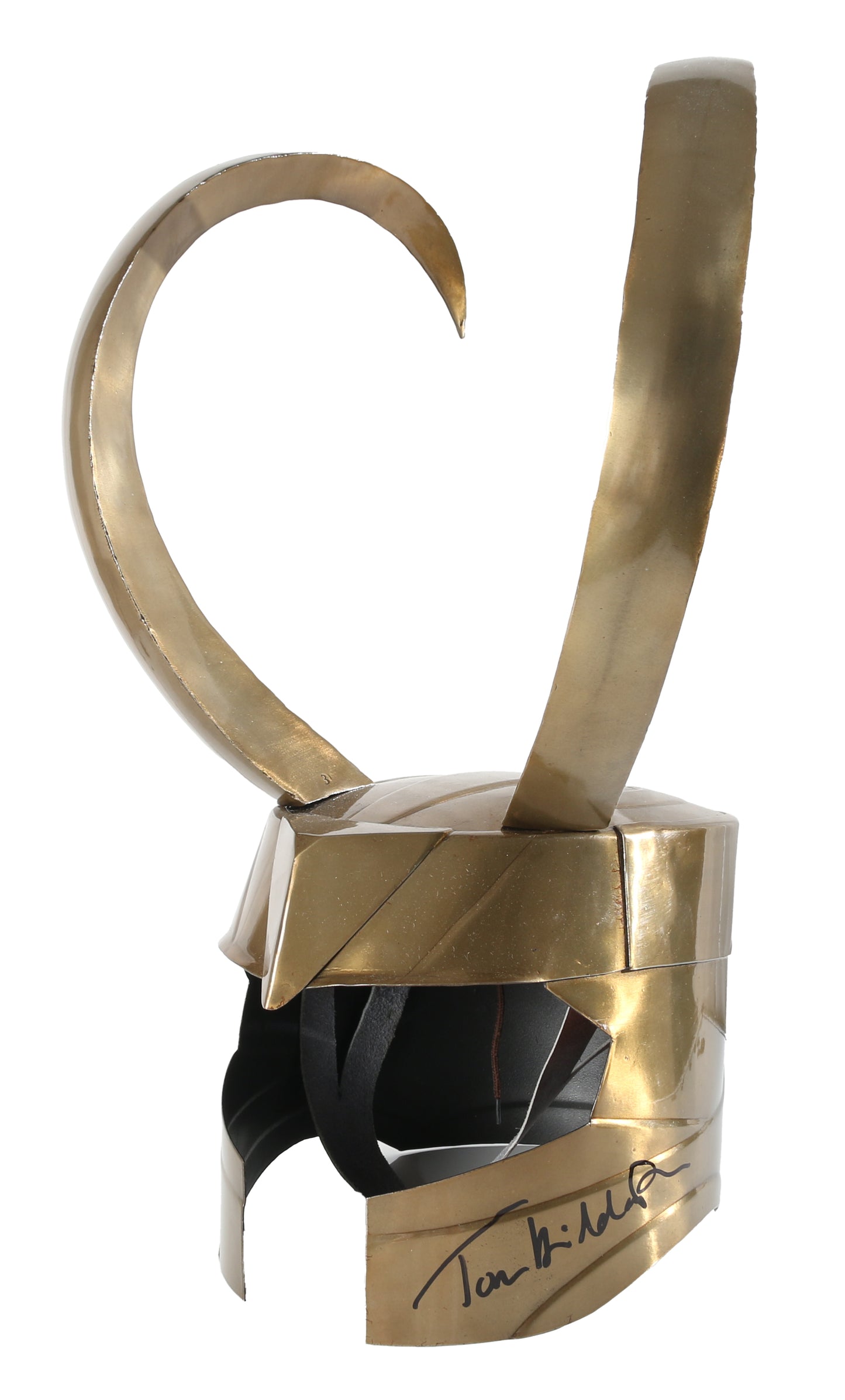 
                  
                    Loki Prop Replica Heavyweight Steel Helmet (SWAU) Signed by Tom Hiddleston
                  
                