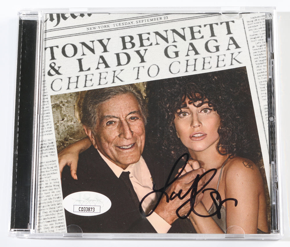 Cheek to Cheek with Tony Bennett CD Album (JSA) Signed by Lady Gaga