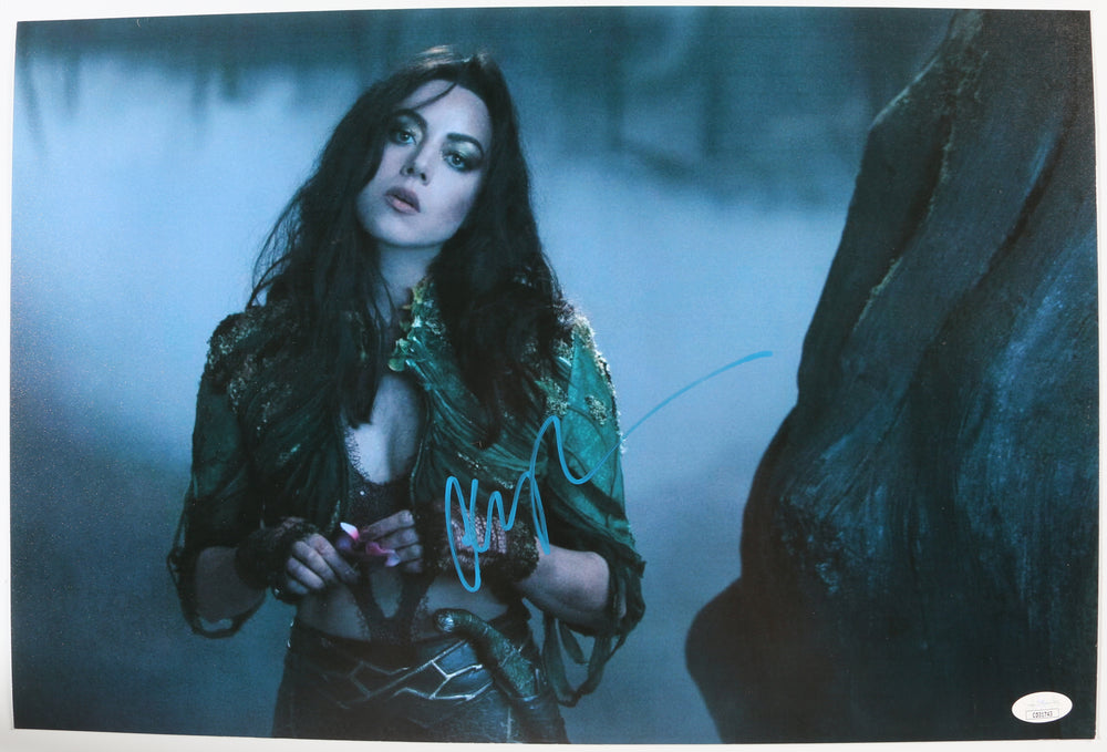 Aubrey Plaza as Death / Rio Vidal in Agatha All Along (JSA) Signed 12x18 Photo