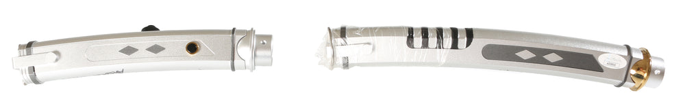 
                  
                    Ahsoka from Star Wars: Ahsoka Prop Replica Lightsaber by Argo Sabers Signed by Rosario Dawson with Character Name & Quote
                  
                