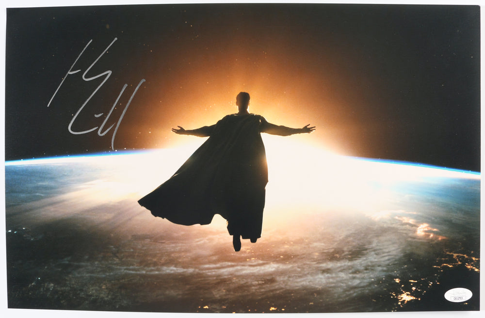 Henry Cavill as Superman in Superman: Man of Steel (JSA) Signed 11x17 Photo