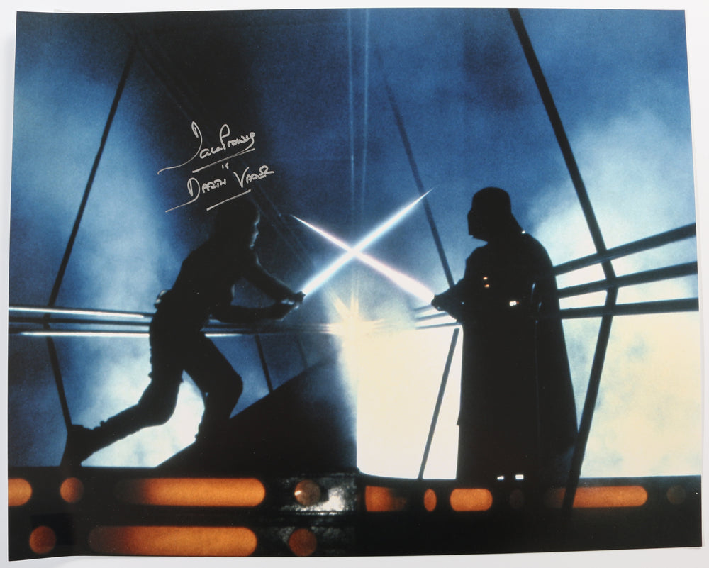 Dave Prowse as Darth Vader in Star Wars: The Empire Strikes Back Signed 16x20 Photo