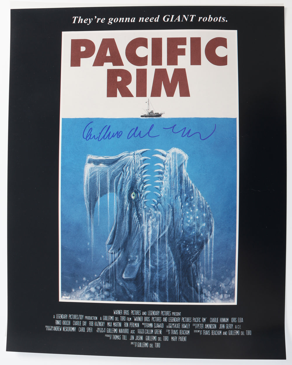 Guillermo del Toro Director of Pacific Rim Signed 16x20 Photo