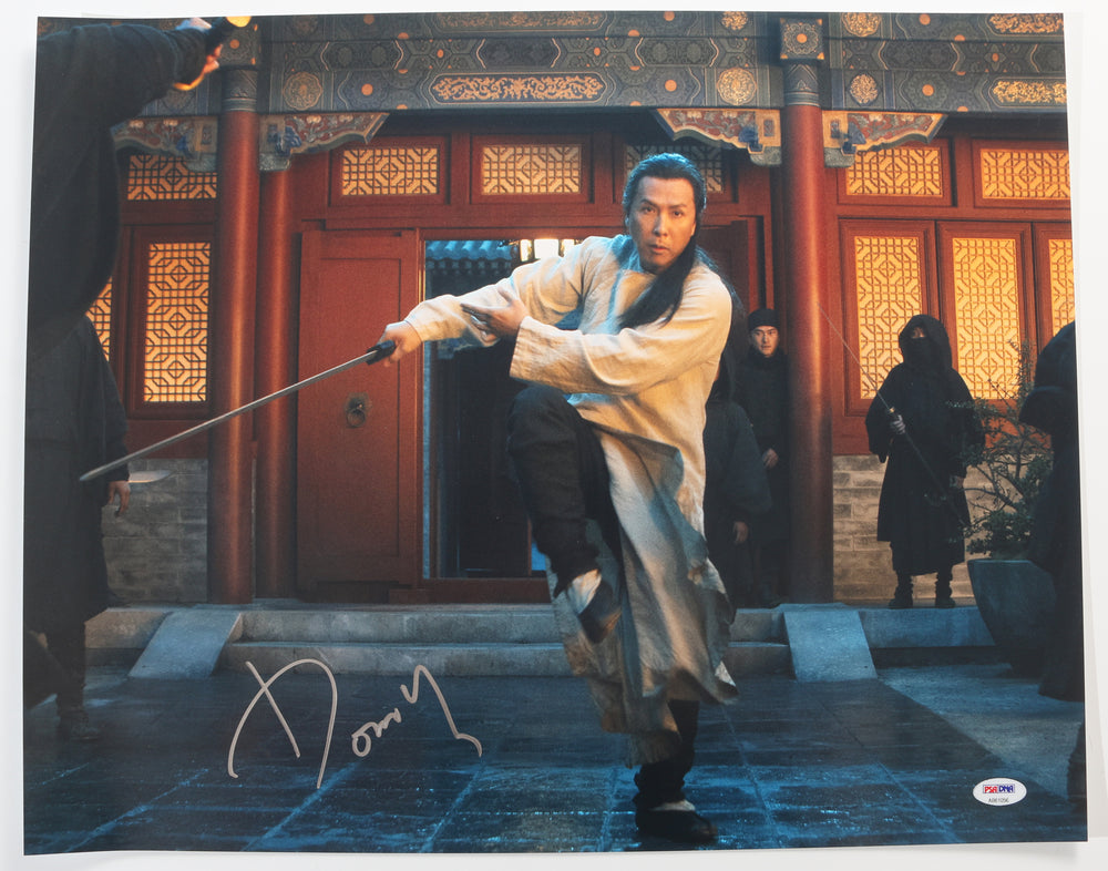 Donnie Yen as Silent Wolf in Crouching Tiger, Hidden Dragon: Sword of Destiny Signed 16x20 Photo