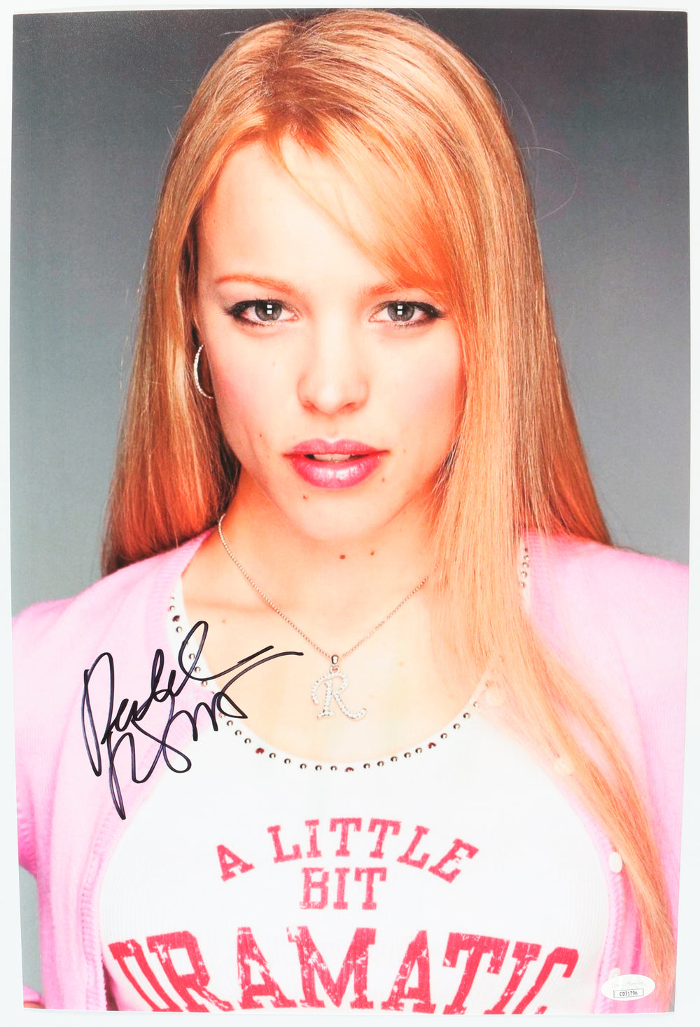 Rachel McAdams as Regina George in Mean Girls (JSA) Signed 12x18 Photo