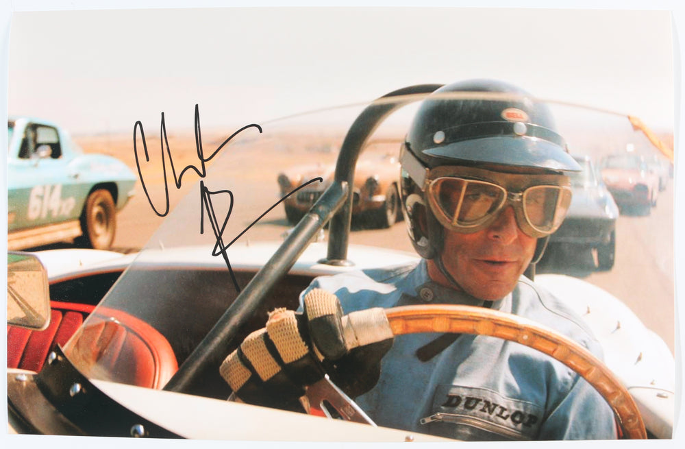 Christian Bale as Ken Miles in Ford v Ferrari Signed 11x17 Photo