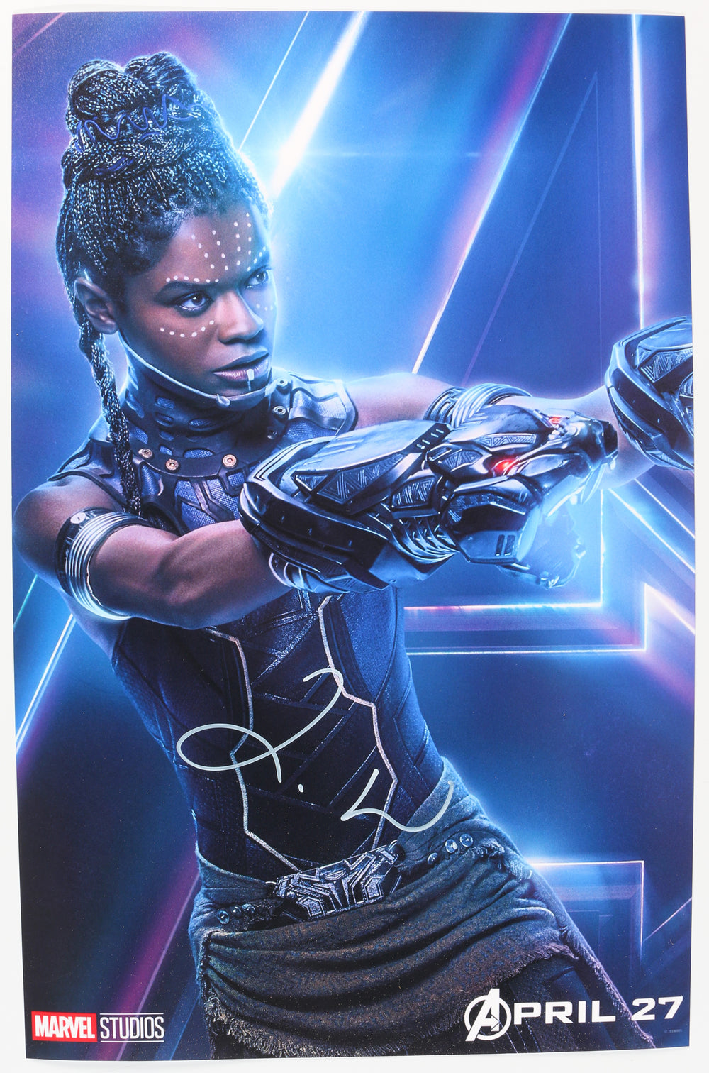 Letitia Wright as Shuri in Avengers: Infinity War Signed 11x17 Mini Poster