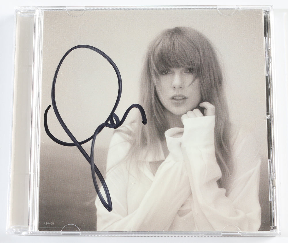 The Tortured Poets Department CD Album Insert Signed by Taylor Swift