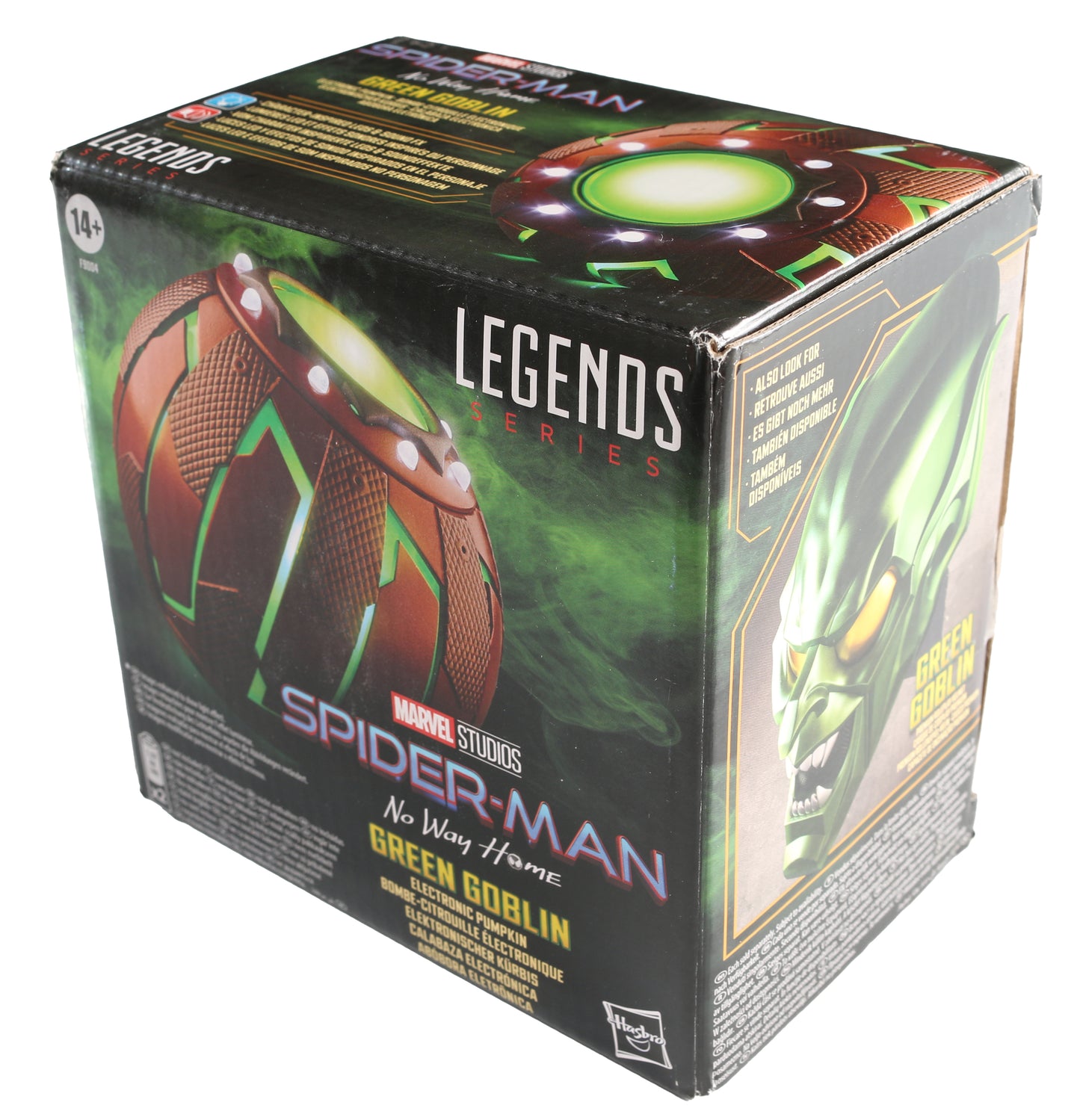 
                  
                    Green Goblin from Spider-Man: No Way Home Prop Replica Hasbro Legends Series Electronic Pumpkin Bomb Signed by Willem Dafoe
                  
                