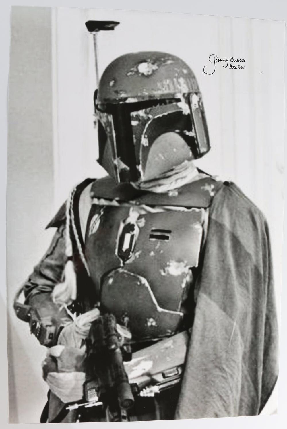 Jeremy Bulloch as Boba Fett in Star Wars: The Empire Strikes Back Signed 20x30 Poster