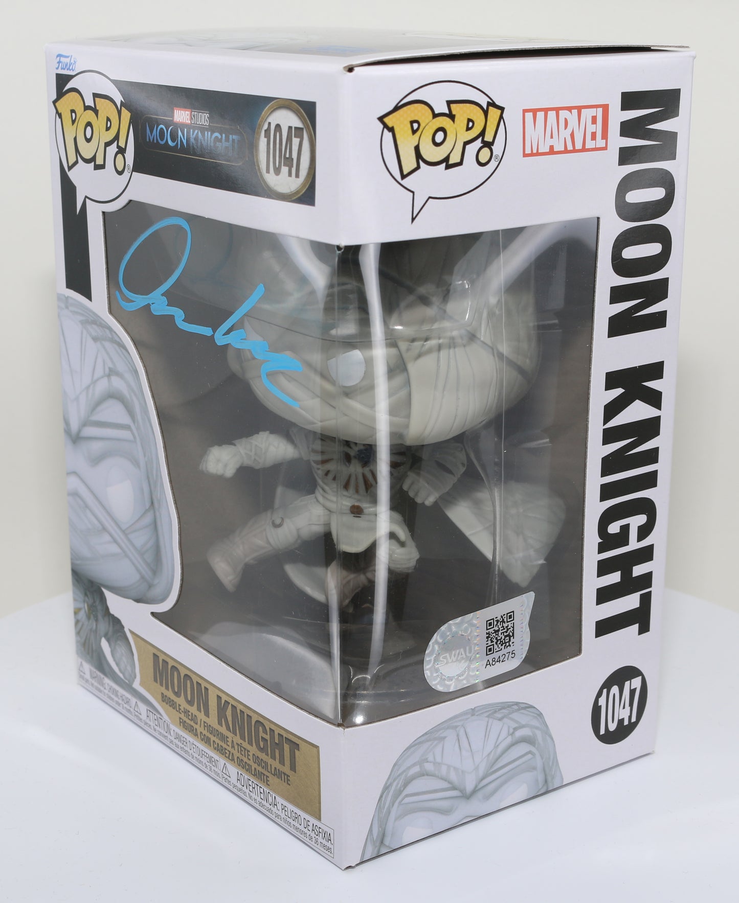 
                  
                    Oscar Isaac as Moon Knight in Moon Knight (SWAU) Signed Funko POP! #1047
                  
                