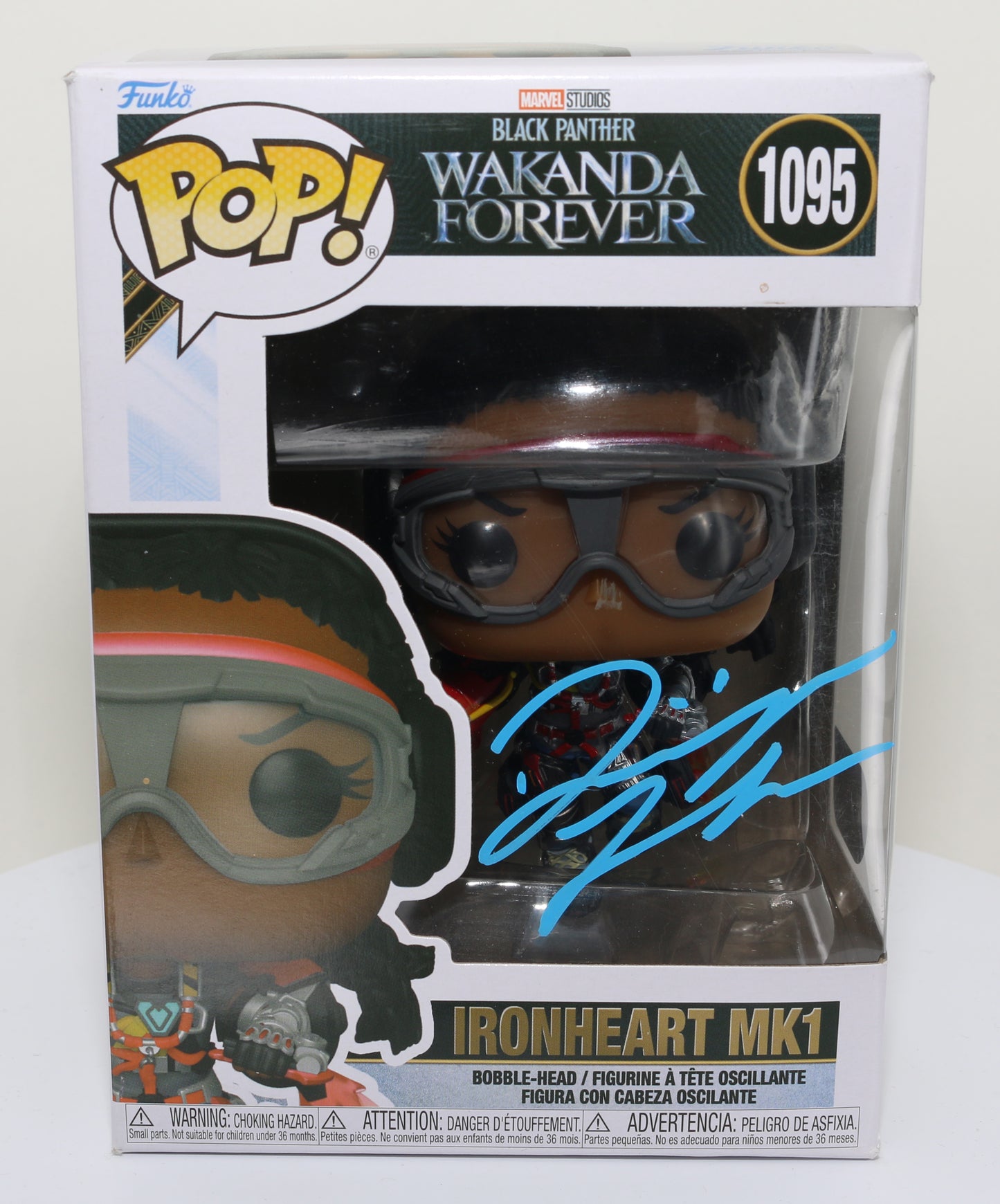 
                  
                    Dominique Thorne as Riri Williams / Ironheart in Black Panther: Wakanda Forever (SWAU) Signed Funko POP! #1095
                  
                