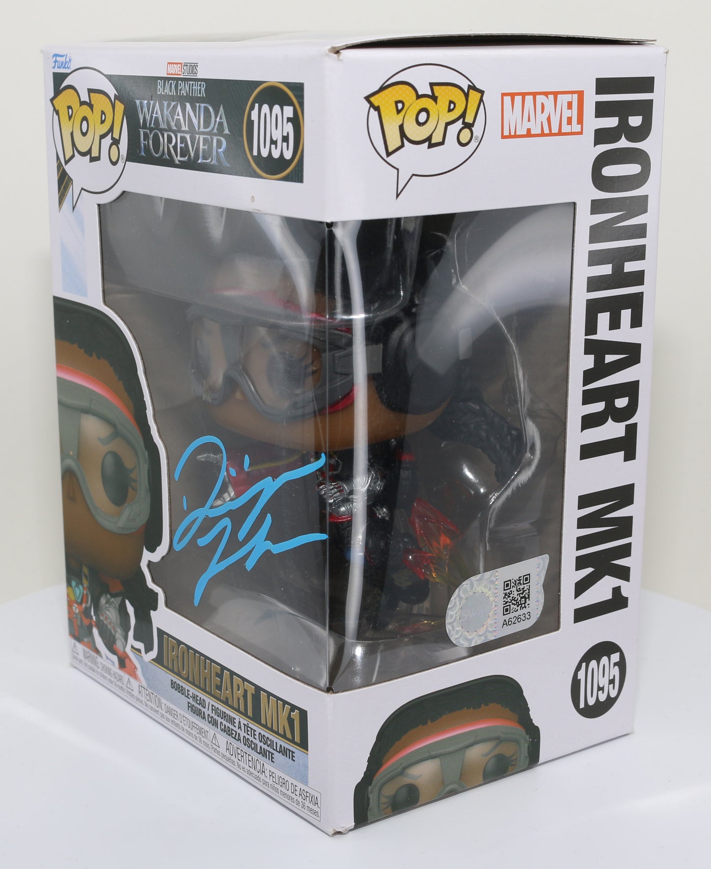 
                  
                    Dominique Thorne as Riri Williams / Ironheart in Black Panther: Wakanda Forever (SWAU) Signed Funko POP! #1095
                  
                