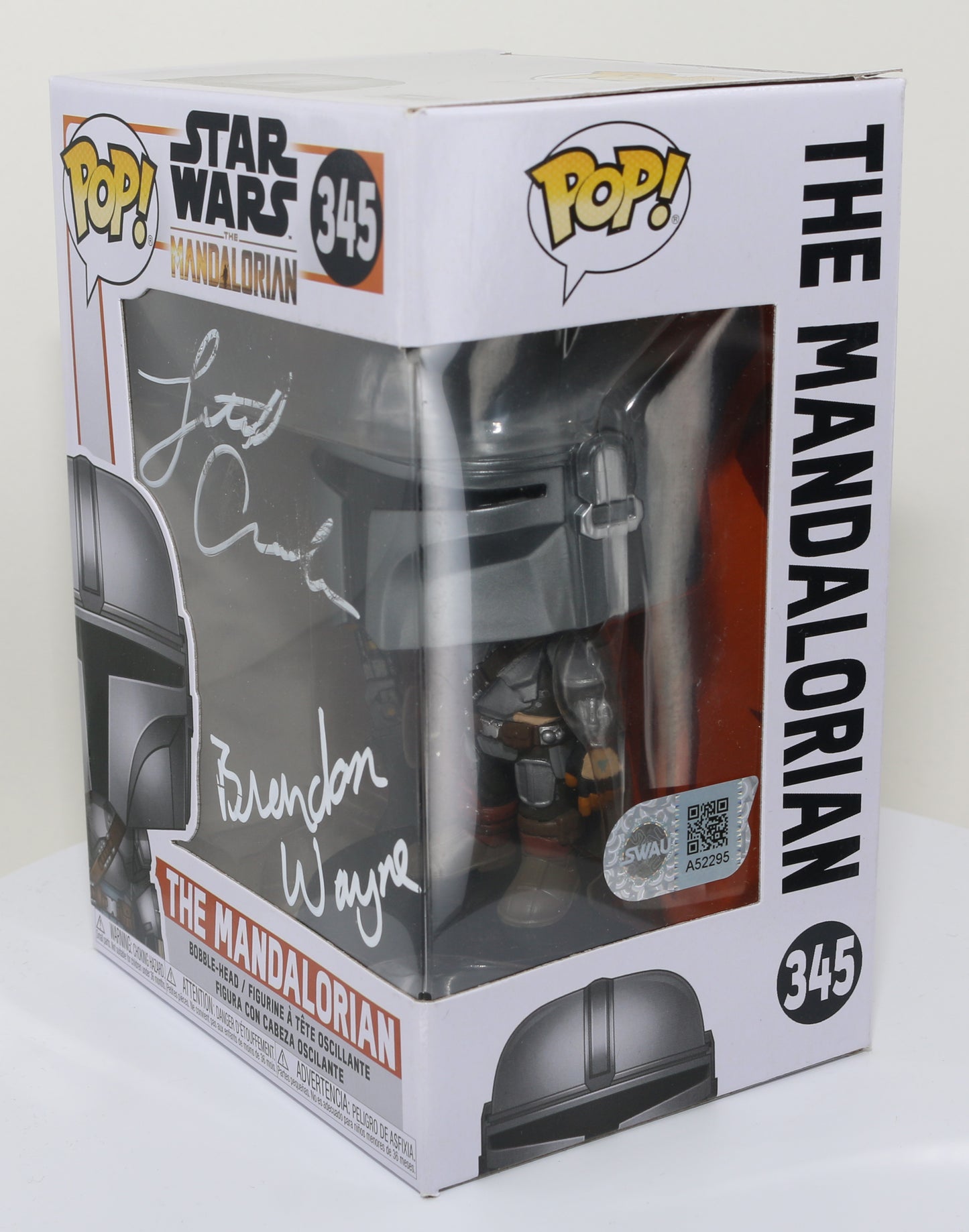 
                  
                    Lateef Crowder and Brendan Wayne as The Mandalorian in Star Wars: The Mandalorian (SWAU) Signed Funko POP! #345
                  
                