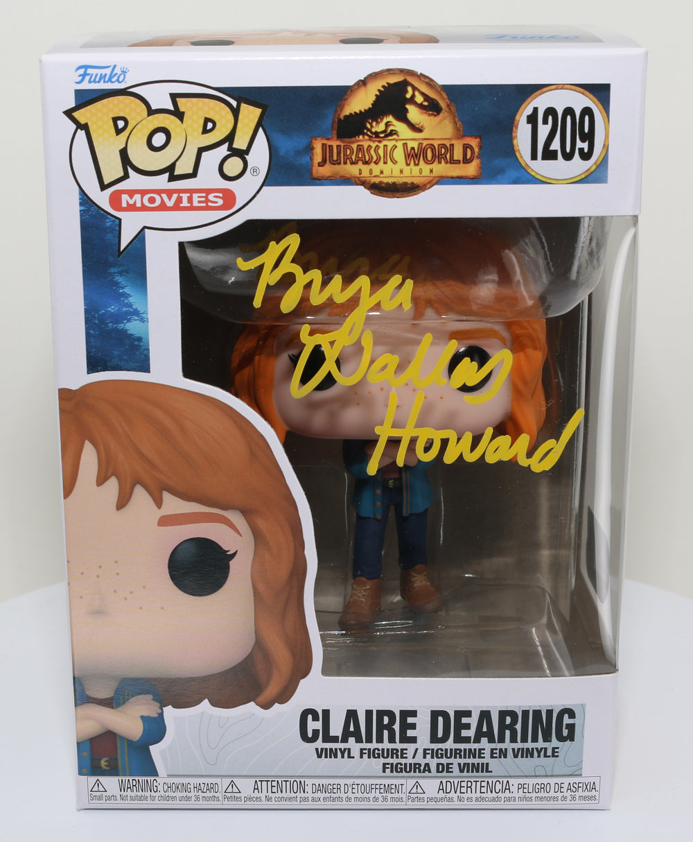 Bryce Dallas Howard as Claire Dearing in Jurassic World Dominion (SWAU) Signed Funko POP! #1209
