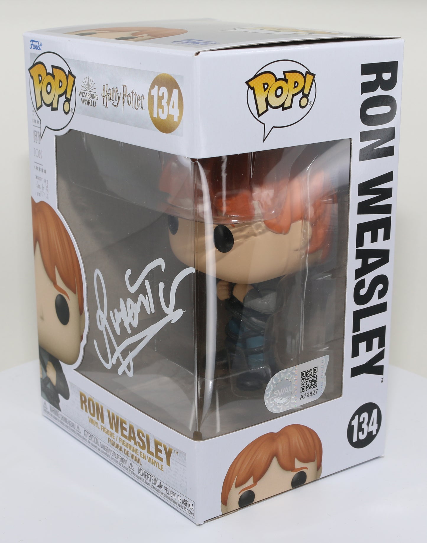 
                  
                    Rupert Grint as Ron Weasley in Harry Potter (SWAU) Signed Funko POP! #134
                  
                