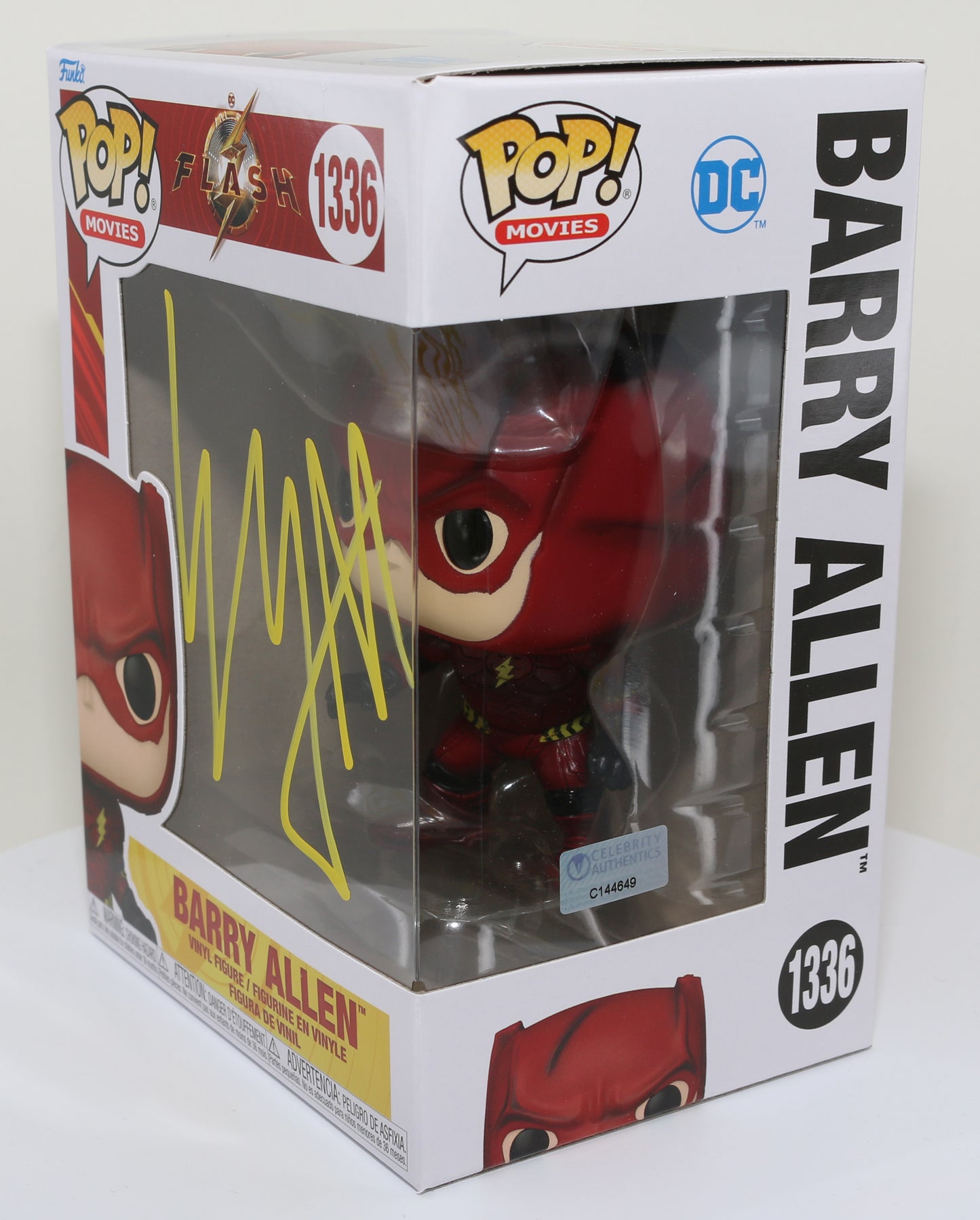 
                  
                    Ezra Miller as Barry Allen in The Flash (Celebrity Authentics) Signed Funko POP! #1336
                  
                