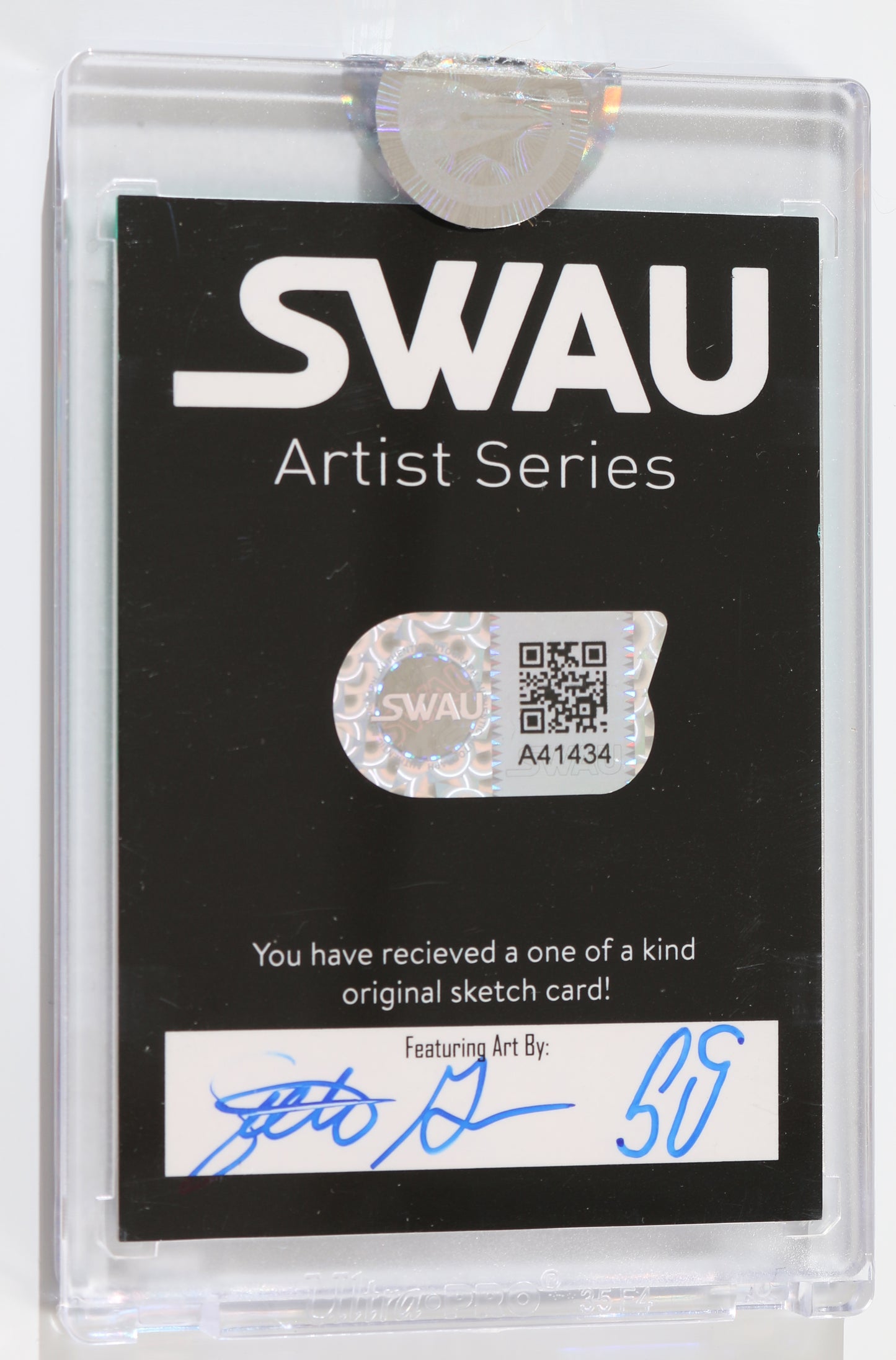 
                  
                    Chris Bartlett as RA-7 in Star Wars: The Mandalorian (Encapsulated) Signed SWAU Artist Series Trading Card
                  
                