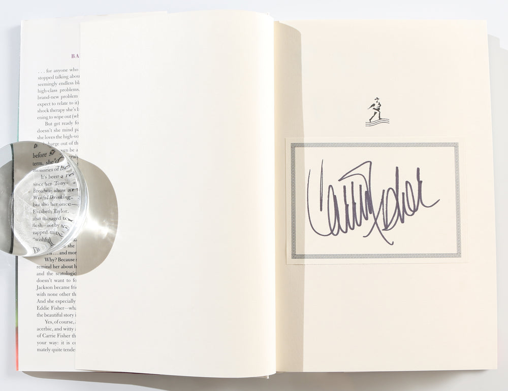 
                  
                    Shockaholic Hardcover Book Signed by Star Wars Princess Leia Actress & Author Carrie Fisher
                  
                