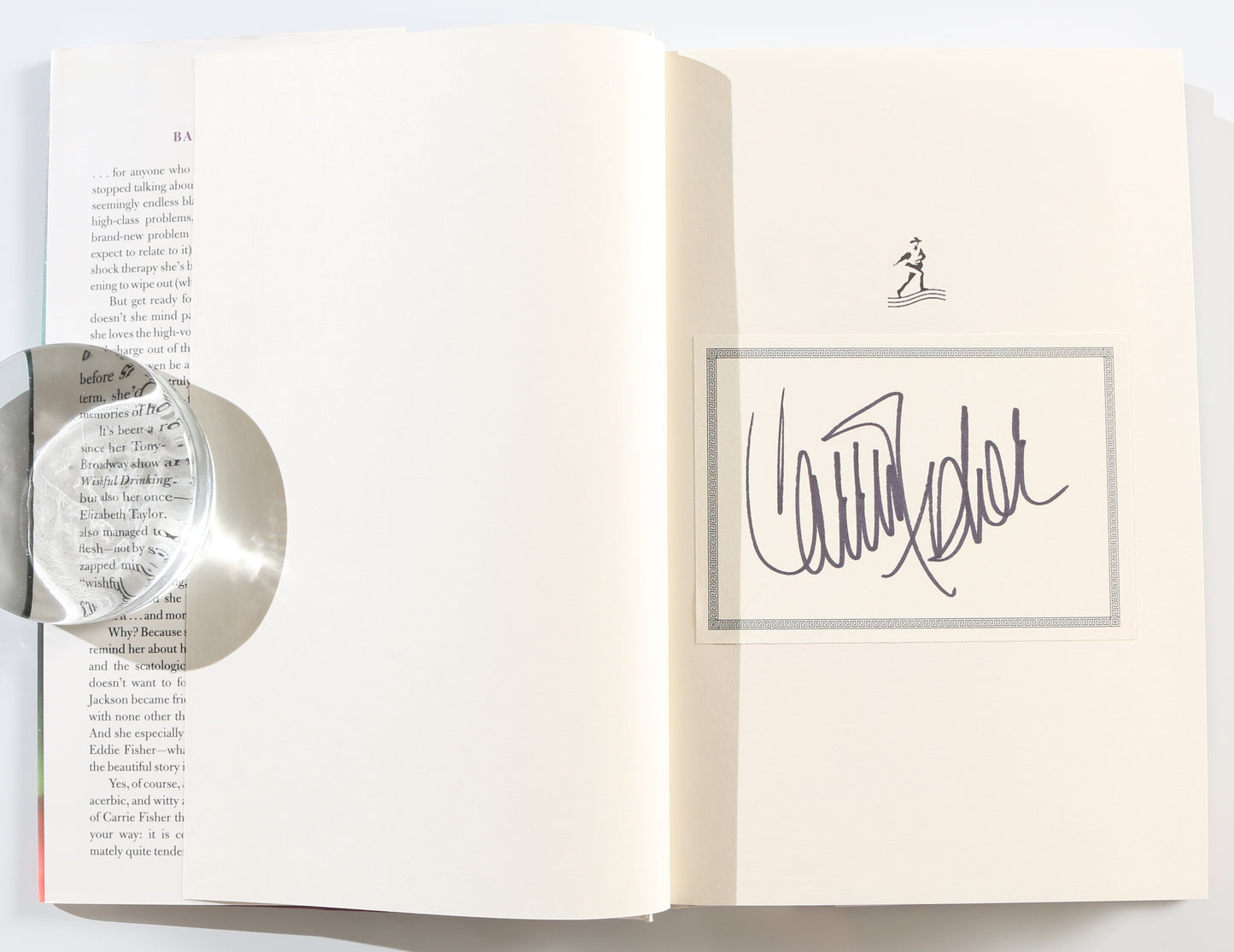 
                  
                    Shockaholic Hardcover Book Signed by Star Wars Princess Leia Actress & Author Carrie Fisher
                  
                
