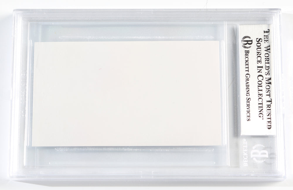 
                  
                    Christian Bale as Patrick Bateman in American Psycho (Beckett Slabbed) Prop Replica Business Card
                  
                