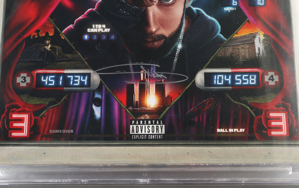 
                  
                    Curtain Call 2 12" Orange Fluorescent [Sealed] Vinyl Record (SWAU / PSA / VMG Encapsulated 8.5) Signed by Eminem
                  
                