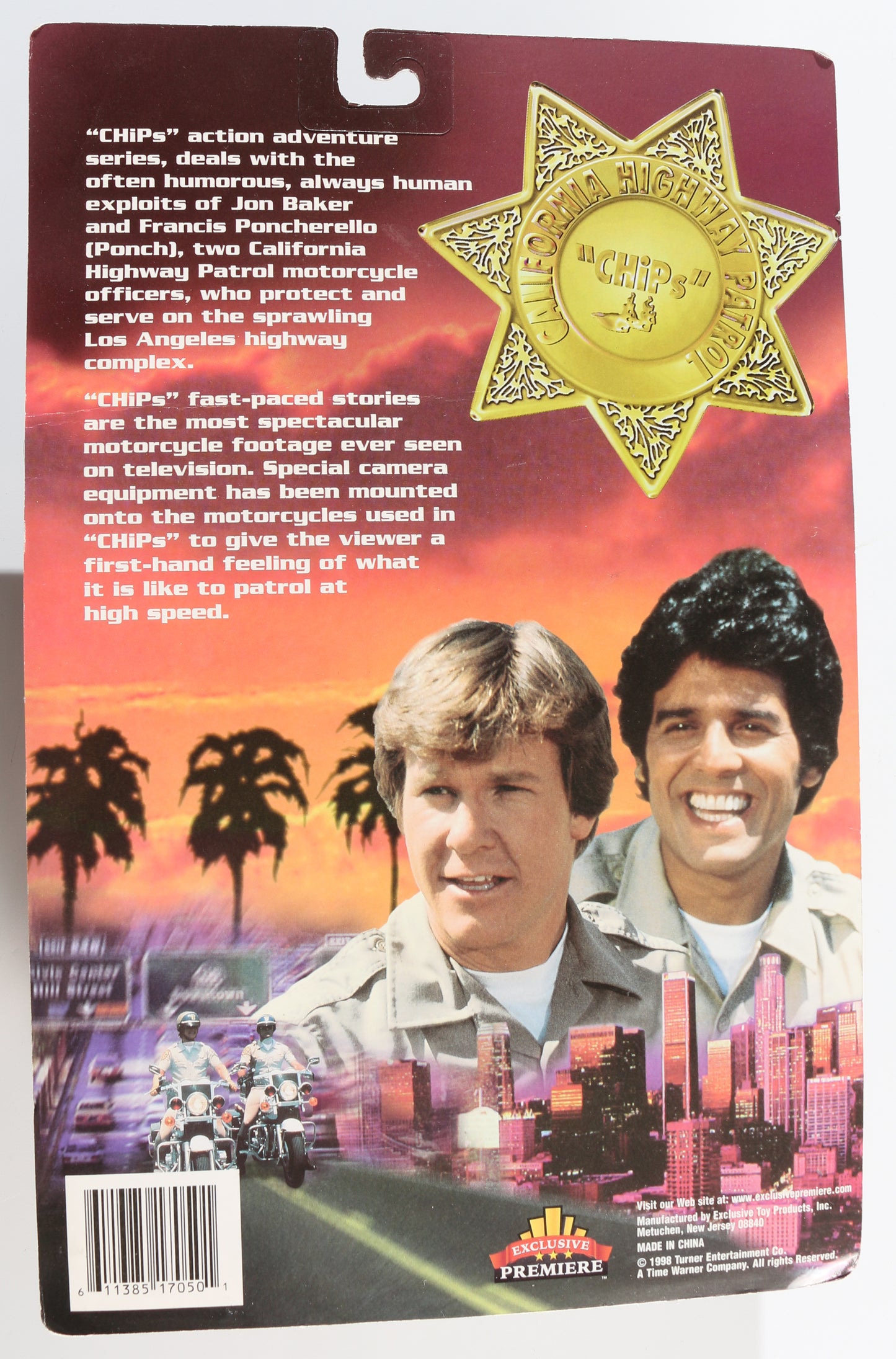 
                  
                    Erik Estrada as Ponch in CHiPs Signed Exclusive Premiere Action Figure with Character Name
                  
                