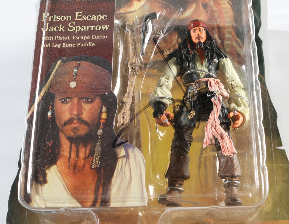 
                  
                    Johnny Depp as Captain Jack Sparrow in Pirates of the Caribbean: Dead Man's Chest Signed Zizzle Action Figure
                  
                