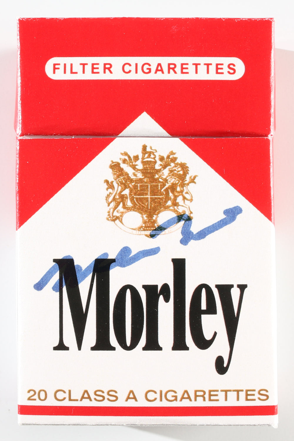 William B. Davis as The Cigarette Smoking Man in The X Files Signed Prop Replica Cigarette Pack