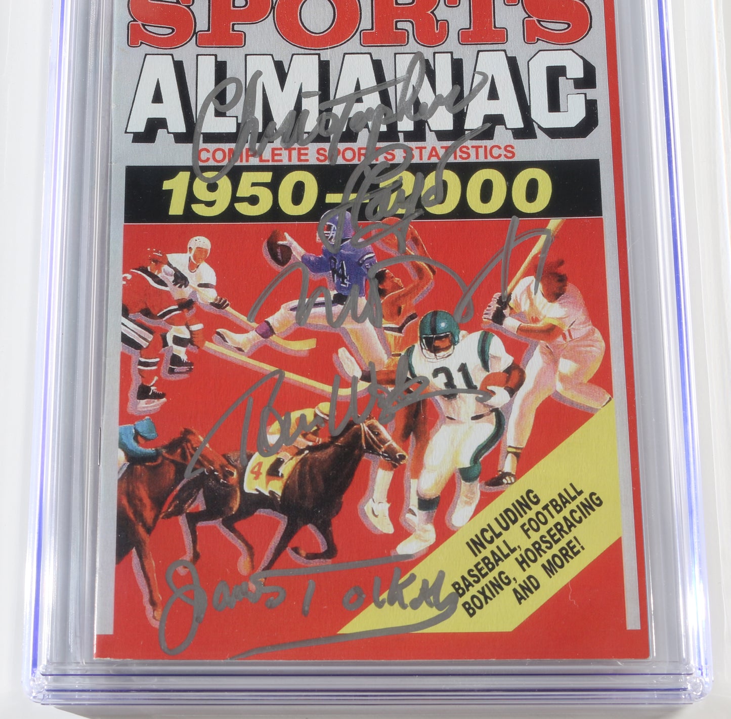 
                  
                    Back to the Future #1 - Signed by Michael J. Fox, Christopher Lloyd, Tom Wilson, & James Tolkan (CGC Signature Series 9.0) 2015
                  
                
