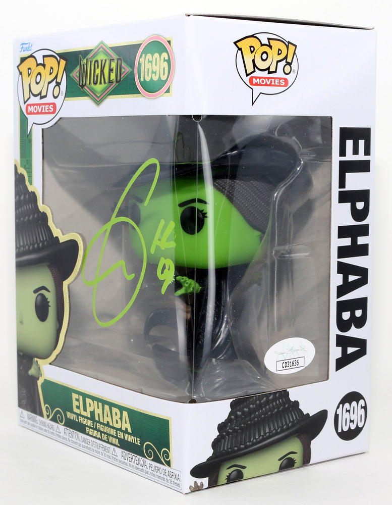 
                  
                    Cynthia Erivo as Elphaba in Wicked (JSA) Signed Funko POP! #1696
                  
                