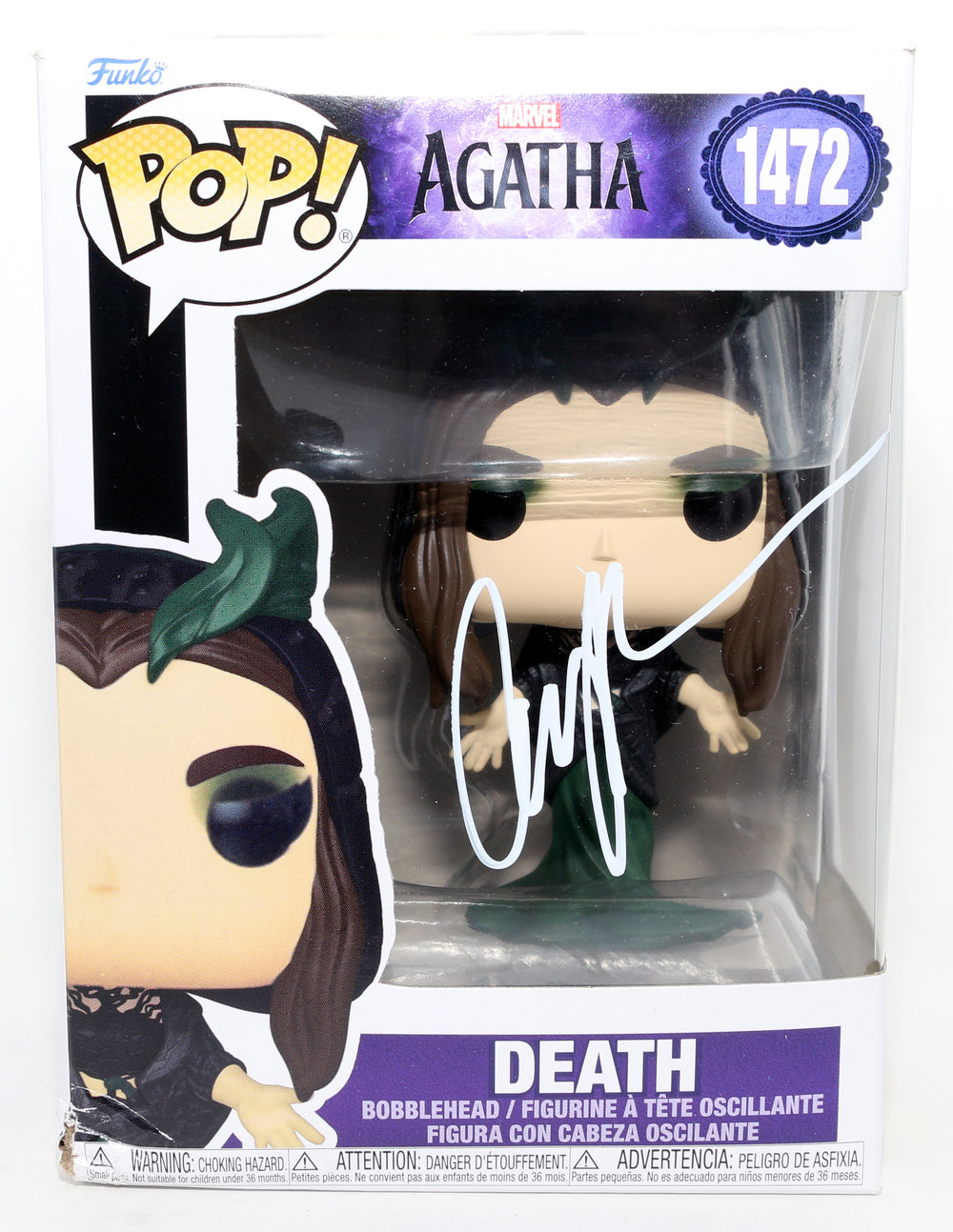 Aubrey Plaza as Death / Rio Vidal in Agatha All Along Signed Funko POP! #1472