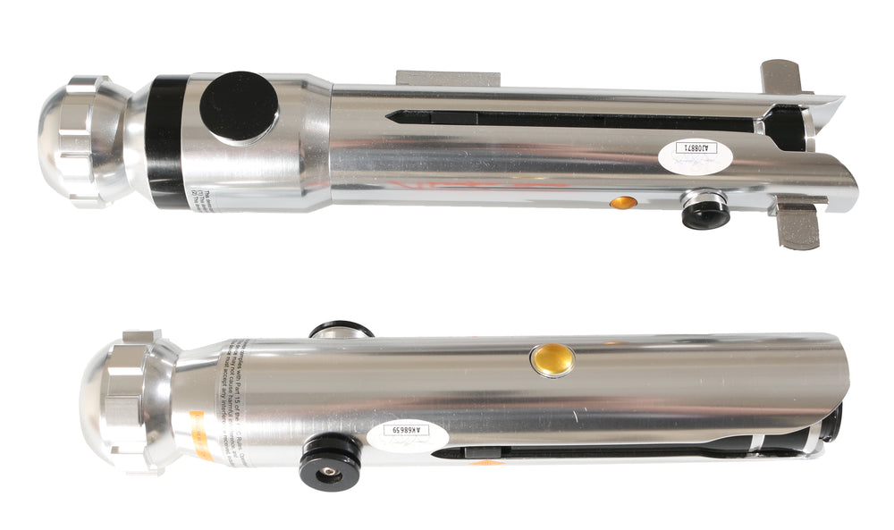 
                  
                    Ahsoka Tano from Star Wars: Rebels & the Mandalorian Disney Galaxy's Edge Prop Replica Legacy Lightsaber Signed by Ashley Eckstein & Rosario Dawson with Lightsaber Blade Signed by Matthew Wood with Character Names & Quote SET
                  
                