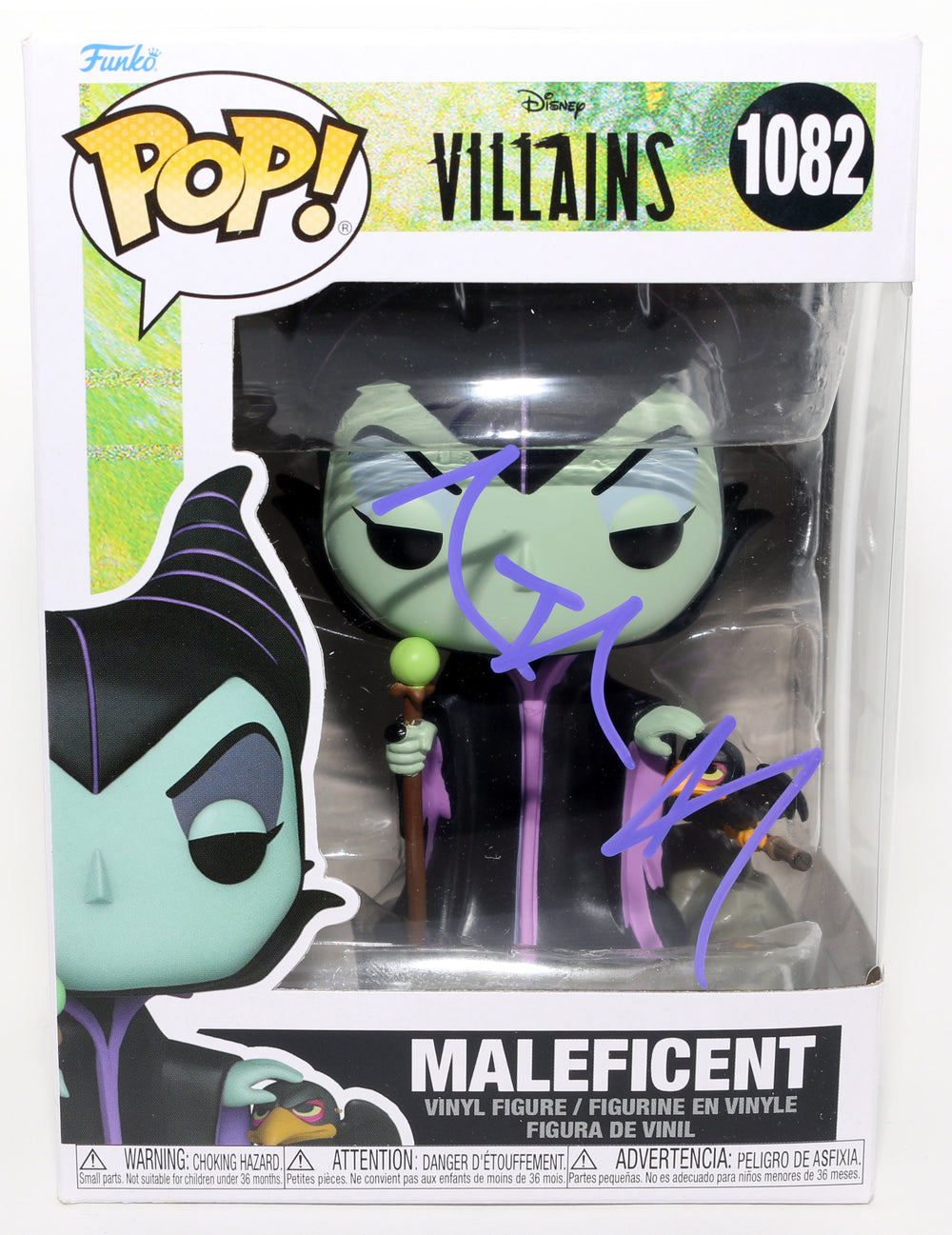 Angelina Jolie as Maleficent in Disney's Maleficent Signed Funko POP! #1082