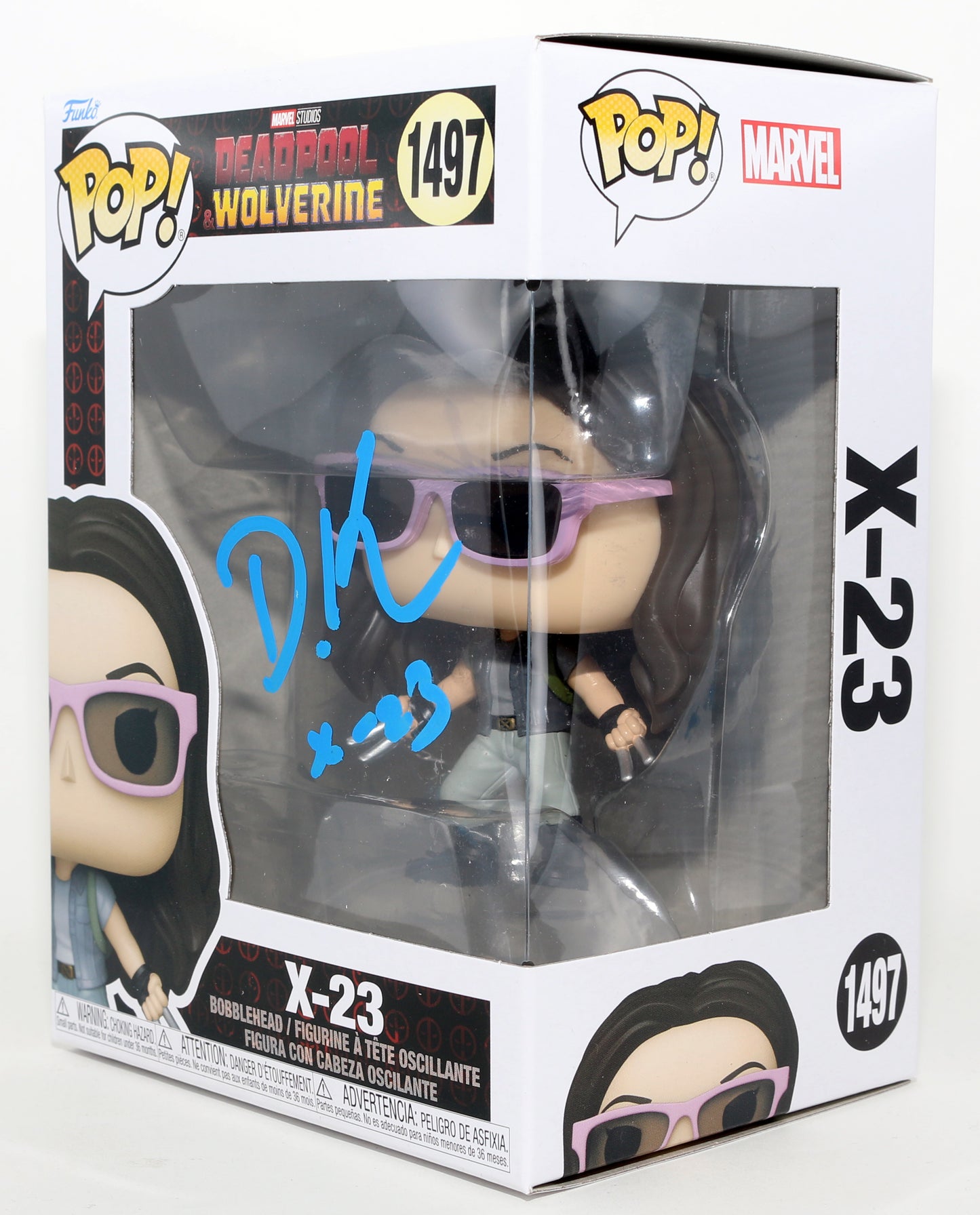 
                  
                    Dafne Keen as X-23 in Deadpool & Wolverine Signed Funko POP! #1497 with Character Name
                  
                